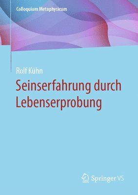 bokomslag Seinserfahrung durch Lebenserprobung