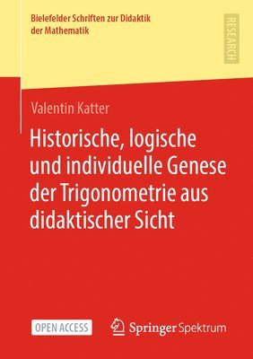 bokomslag Historische, logische und individuelle Genese der Trigonometrie aus didaktischer Sicht