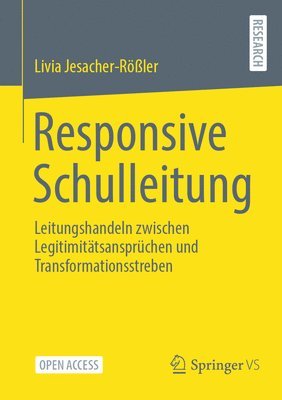 Livia Jesacher-Rößler, Livia Jesacher-Roßler - Responsive Schulleitung, Häftad