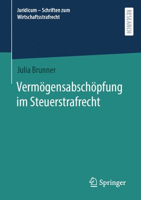 bokomslag Vermgensabschpfung im Steuerstrafrecht