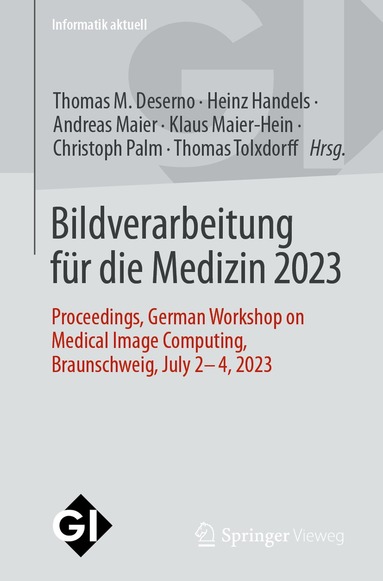 Thomas M. Deserno, Heinz Handels, Andreas Maier, Klaus Maier-Hein, Christoph Palm, Thomas Tolxdorff - Bildverarbeitung für die Medizin 2023, Häftad