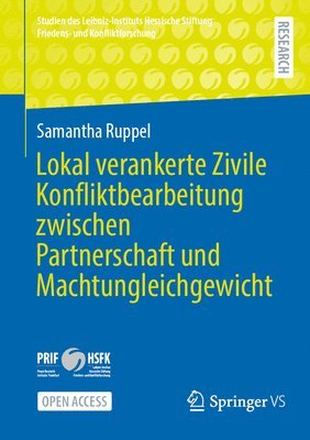 bokomslag Lokal verankerte Zivile Konfliktbearbeitung zwischen Partnerschaft und Machtungleichgewicht