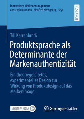 bokomslag Produktsprache als Determinante der Markenauthentizitt