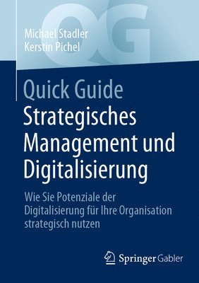 Michael Stadler, Kerstin Pichel - Quick Guide Strategisches Management und Digitalisierung, Häftad