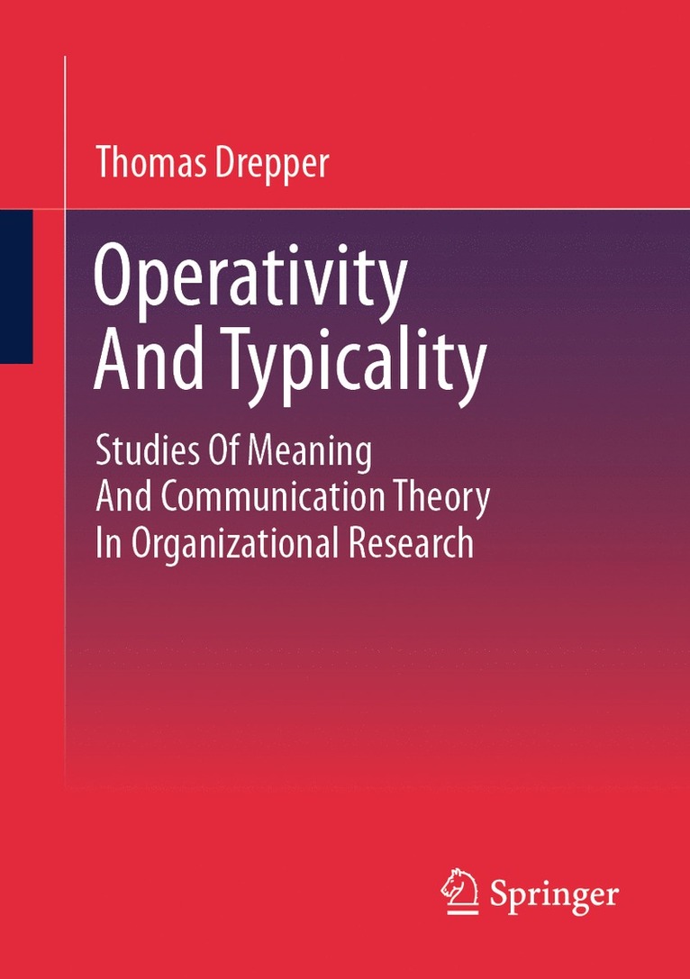 Thomas Drepper - Operativity And Typicality, Häftad
