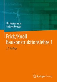 bokomslag Frick/Knll Baukonstruktionslehre 1