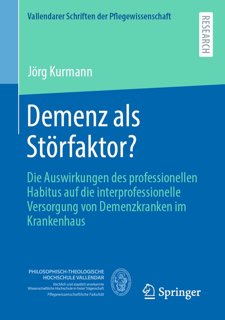 Jörg Kurmann, Jorg Kurmann - Demenz als Störfaktor?, Häftad