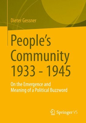 People's Community 1933 - 1945 1