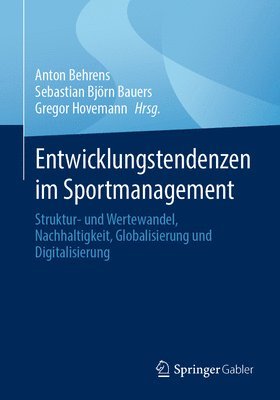 bokomslag Entwicklungstendenzen im Sportmanagement