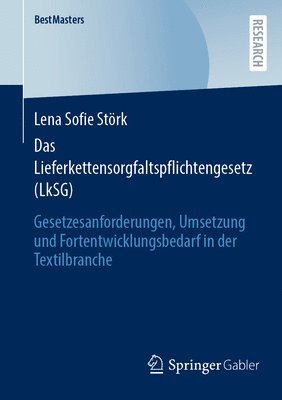 bokomslag Das Lieferkettensorgfaltspflichtengesetz (LkSG)