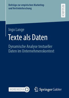 bokomslag Texte als Daten