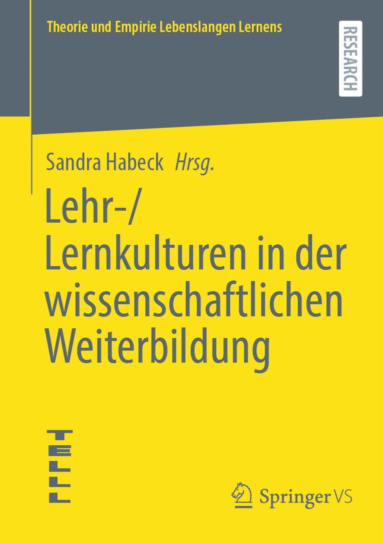 Sandra Habeck - Lehr-/Lernkulturen in der wissenschaftlichen Weiterbildung, Häftad