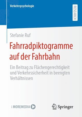 bokomslag Fahrradpiktogramme auf der Fahrbahn