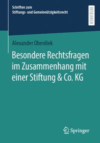 bokomslag Besondere Rechtsfragen im Zusammenhang mit einer Stiftung & Co. KG