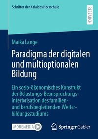 bokomslag Paradigma der digitalen und multioptionalen Bildung