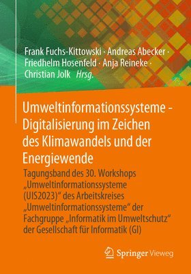 bokomslag Umweltinformationssysteme - Digitalisierung im Zeichen des Klimawandels und der Energiewende