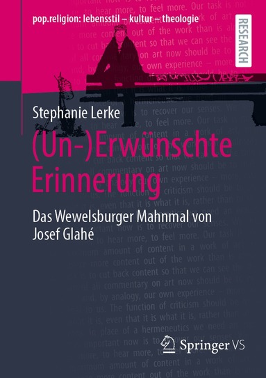 Stephanie Lerke - (Un-)Erwünschte Erinnerung, Häftad