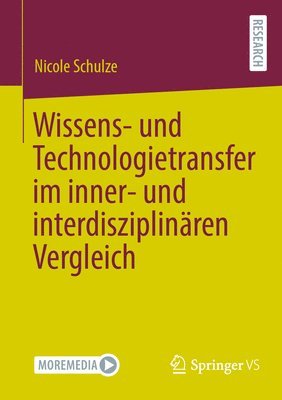 bokomslag Wissens- und Technologietransfer im inner- und interdisziplinären Vergleich