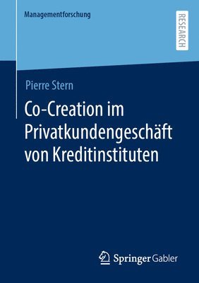 bokomslag Co-Creation im Privatkundengeschft von Kreditinstituten