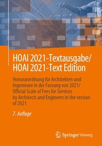 bokomslag HOAI 2021-Textausgabe/HOAI 2021-Text Edition