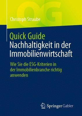 bokomslag Quick Guide Nachhaltigkeit in der Immobilienwirtschaft