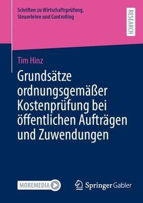 bokomslag Grundstze ordnungsgemer Kostenprfung bei ffentlichen Auftrgen und Zuwendungen