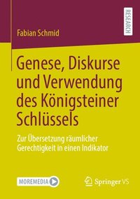 bokomslag Genese, Diskurse und Verwendung des Knigsteiner Schlssels