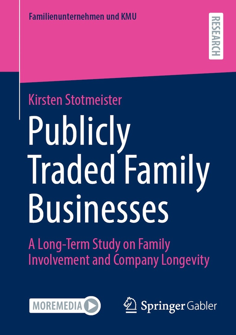 Kirsten Stotmeister - Publicly Traded Family Businesses, Häftad