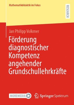 Jan Philipp Volkmer - Förderung diagnostischer Kompetenz angehender Grundschullehrkräfte, Häftad