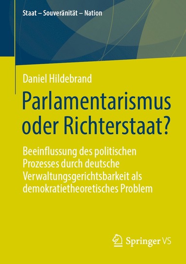 bokomslag Parlamentarismus oder Richterstaat?