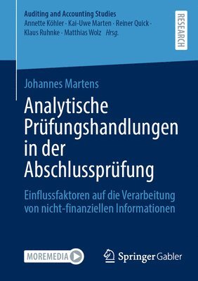 bokomslag Analytische Prfungshandlungen in der Abschlussprfung