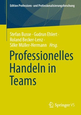 Stefan Busse, Gudrun Ehlert, Roland Becker-Lenz, Silke Müller-Hermann - Professionelles Handeln in und von Teams, Häftad