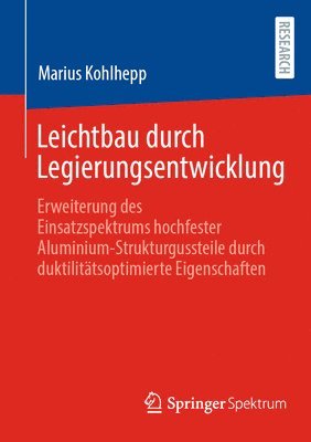 bokomslag Leichtbau durch Legierungsentwicklung