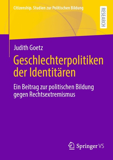 Judith Goetz - Geschlechterpolitiken der Identitären, Häftad