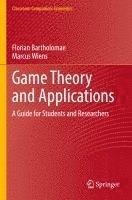 bokomslag Game Theory and Applications