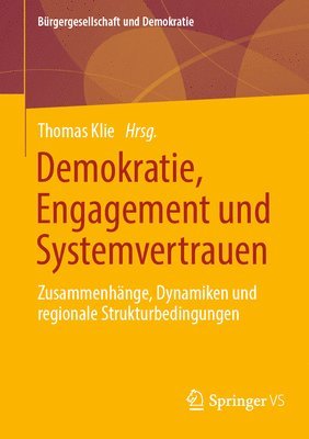 bokomslag Demokratie, Engagement und Systemvertrauen