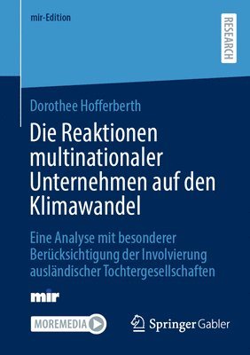 bokomslag Die Reaktionen multinationaler Unternehmen auf den Klimawandel