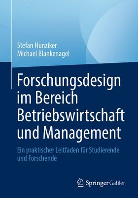 bokomslag Forschungsdesign im Bereich Betriebswirtschaft und Management