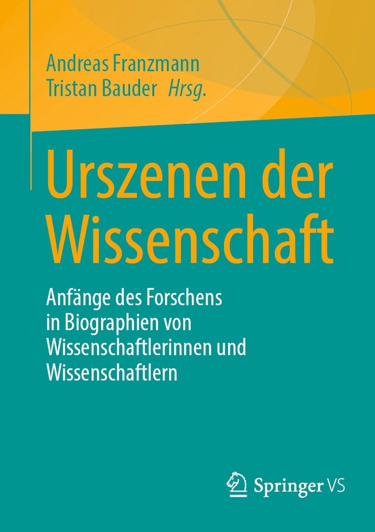 Andreas Franzmann, Tristan Bauder - Urszenen der Wissenschaft, Häftad