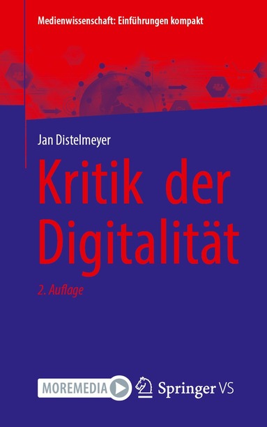 Jan Distelmeyer - Kritik der Digitalität, Häftad