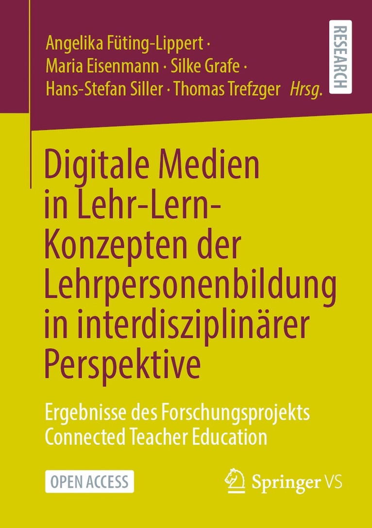 Angelika Füting-Lippert, Maria Eisenmann, Silke Grafe, Hans-Stefan Siller, Thomas Trefzger - Digitale Medien in Lehr-Lern-Konzepten der Lehrpersonenbildung in interdisziplinärer Perspektive, Häftad