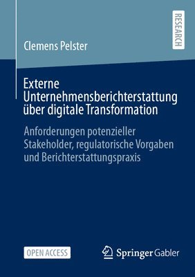 bokomslag Externe Unternehmensberichterstattung ber digitale Transformation