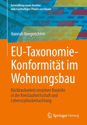 bokomslag EU-Taxonomie-Konformitt im Wohnungsbau