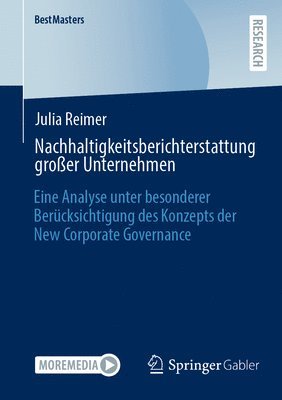 bokomslag Nachhaltigkeitsberichterstattung großer Unternehmen