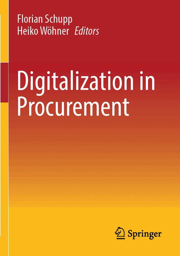 Florian Schupp, Heiko Wöhner - Digitalization in Procurement, Häftad