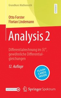 bokomslag Analysis 2: Differentialrechnung Im &#8477;&#8319;, Gewöhnliche Differentialgleichungen