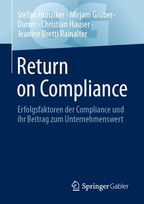 bokomslag Return on Compliance