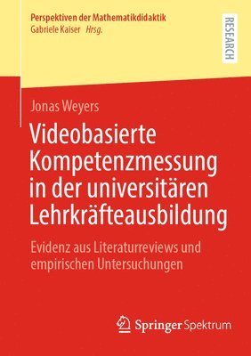 bokomslag Videobasierte Kompetenzmessung in der universitren Lehrkrfteausbildung