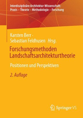 bokomslag Forschungsmethoden Landschaftsarchitekturtheorie