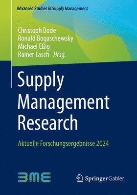 bokomslag Supply Management Research